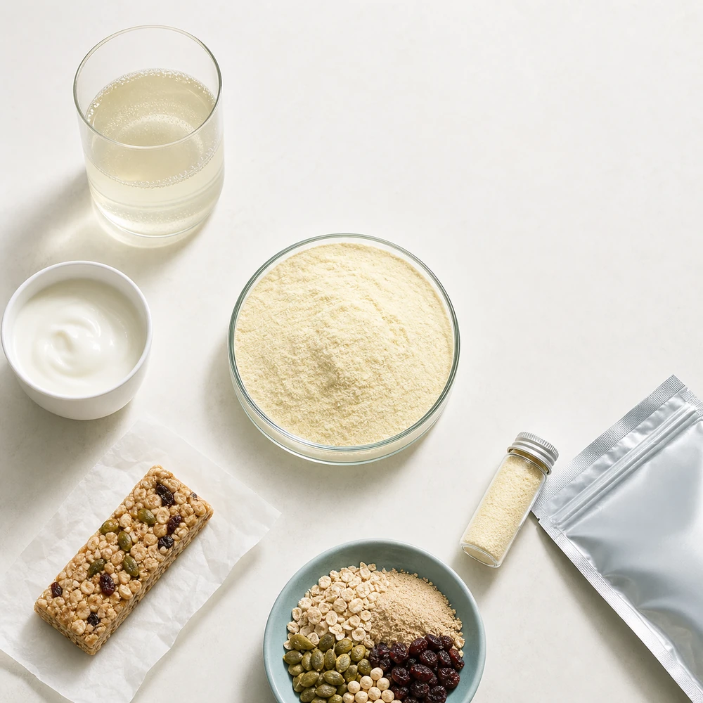 Instant Polydextrose Powder for Food and Beverage Formulation application and project presentation