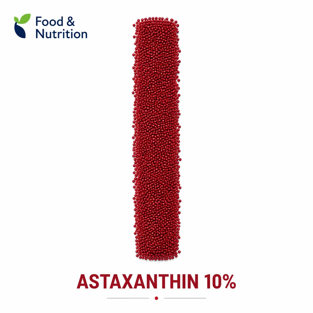 Astaxanthin 10% Lipid-Encapsulated Beadlet Powder for Nutrition Formulation product sourcing presentation