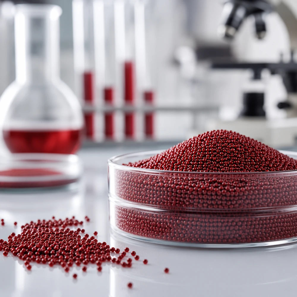 Astaxanthin 10% Lipid-Encapsulated Beadlet Powder for Nutrition Formulation product format presentation