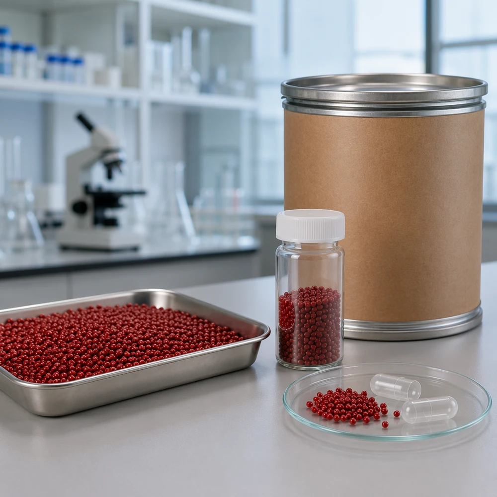 Astaxanthin 10% Lipid-Encapsulated Beadlet Powder for Nutrition Formulation application and project presentation