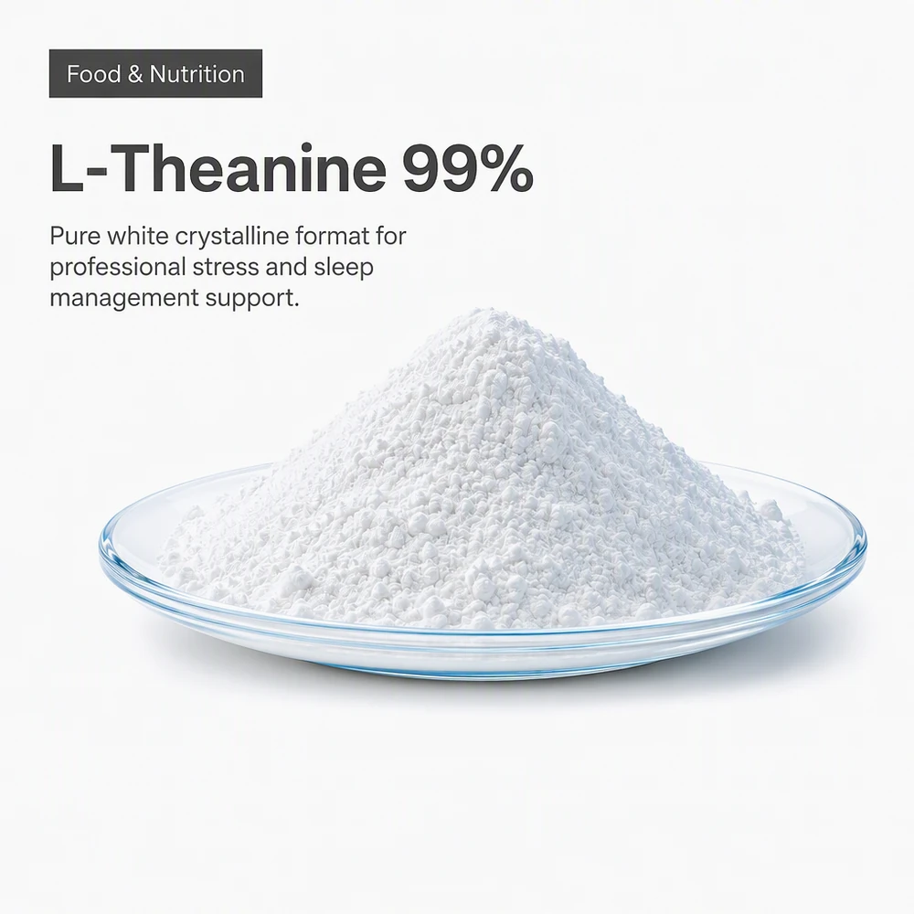 L-Theanine 99% High-Purity Powder for Nutrition Formulation product sourcing presentation
