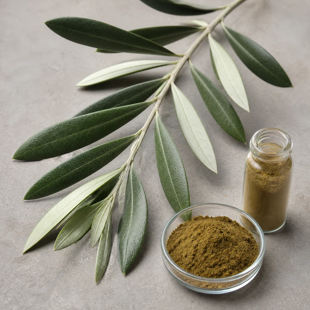 Olive Leaf Extract 40% Oleuropein for B2B Project Review ingredient and specification presentation