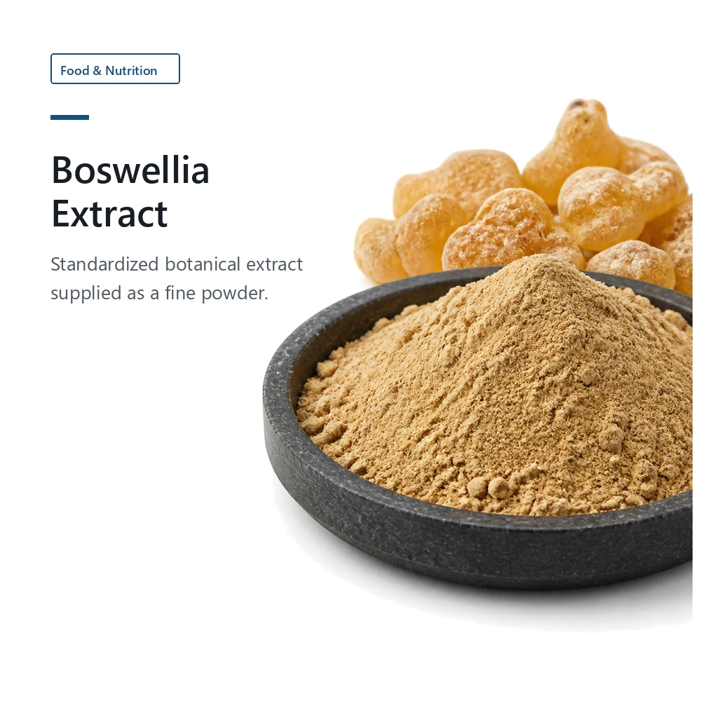Boswellia Extract 65% AKBA for B2B Project Review product sourcing presentation