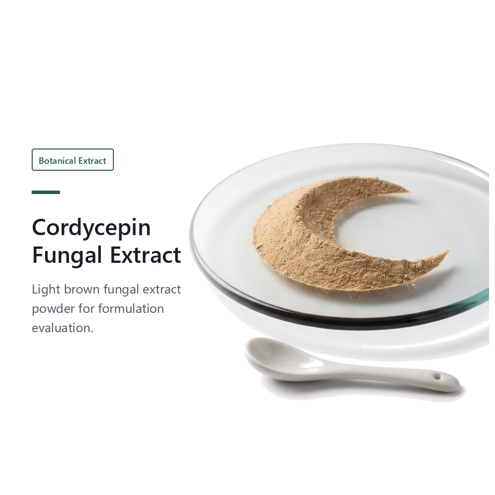 Cordycepin 1% Fungal Extract for B2B Project Review product sourcing presentation