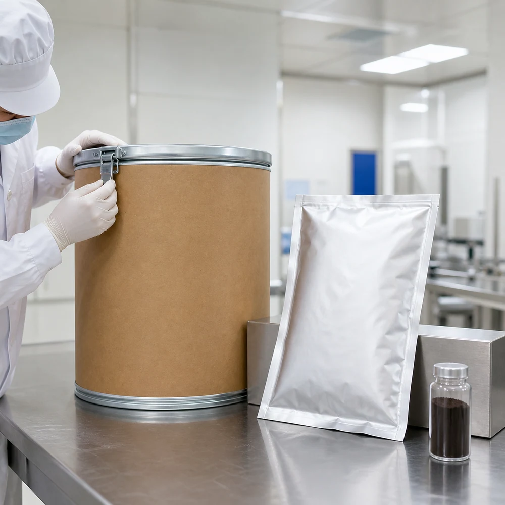 Black Garlic Extract with 1% SAC for B2B Project Review packaging and supply presentation