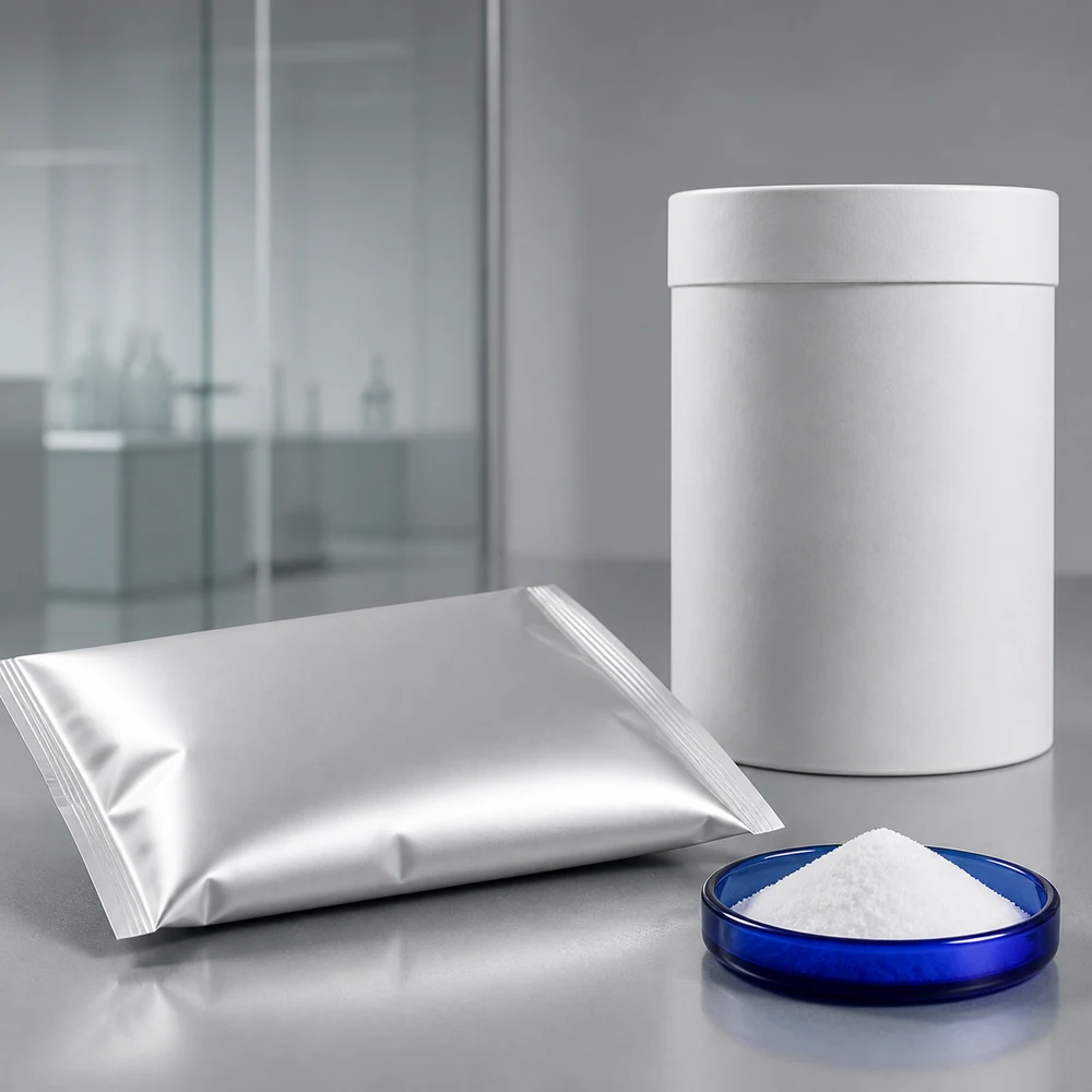 Pterostilbene 98% Powder for B2B Project Review packaging and supply presentation