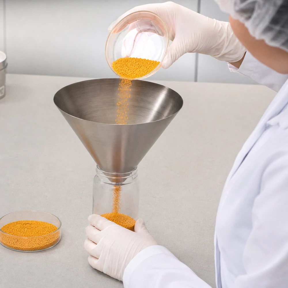 Lutein 20% Beadlets for B2B Project Review product format presentation
