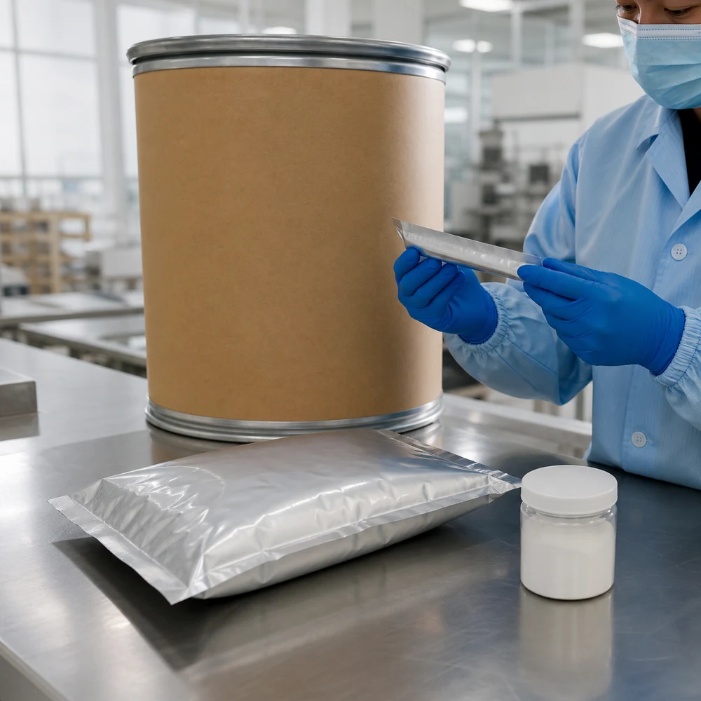 Acetyl Tetrapeptide-2 Powder for B2B Project Review packaging and supply presentation