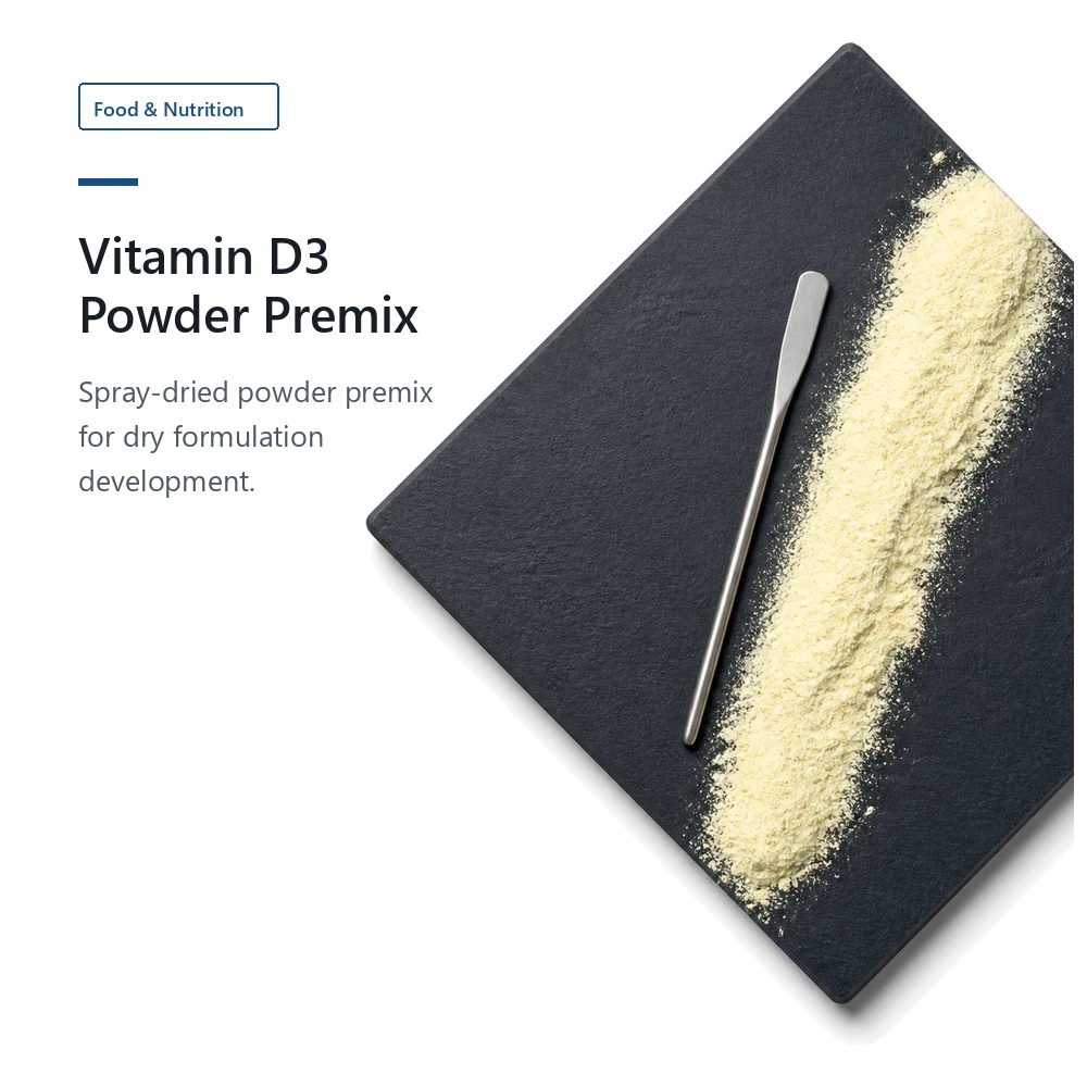 Vitamin D3 Spray-Dried Powder Premix for B2B Project Review product sourcing presentation