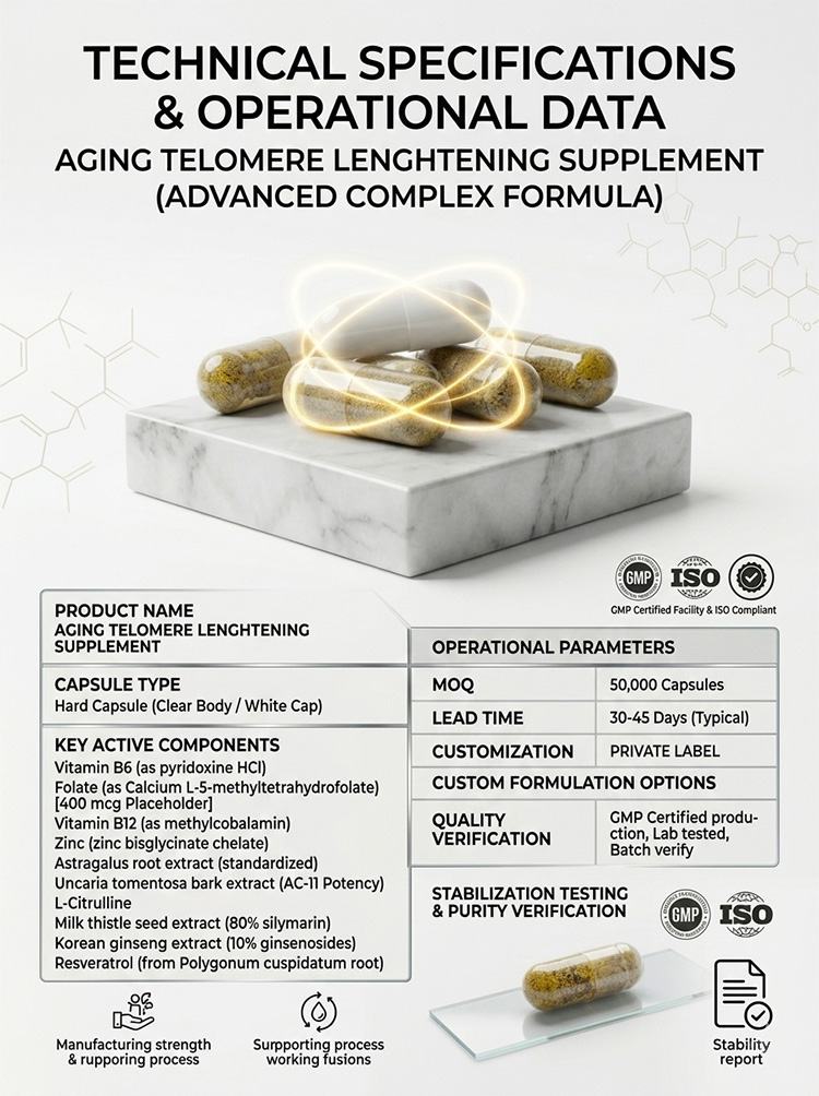 Aging Telomere Lengthening Supplement product detail image 7