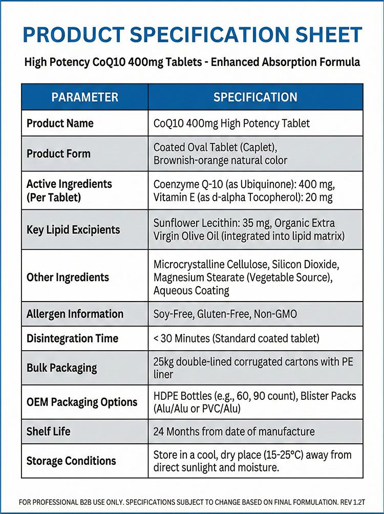 CoQ10 Tablet product detail image 7