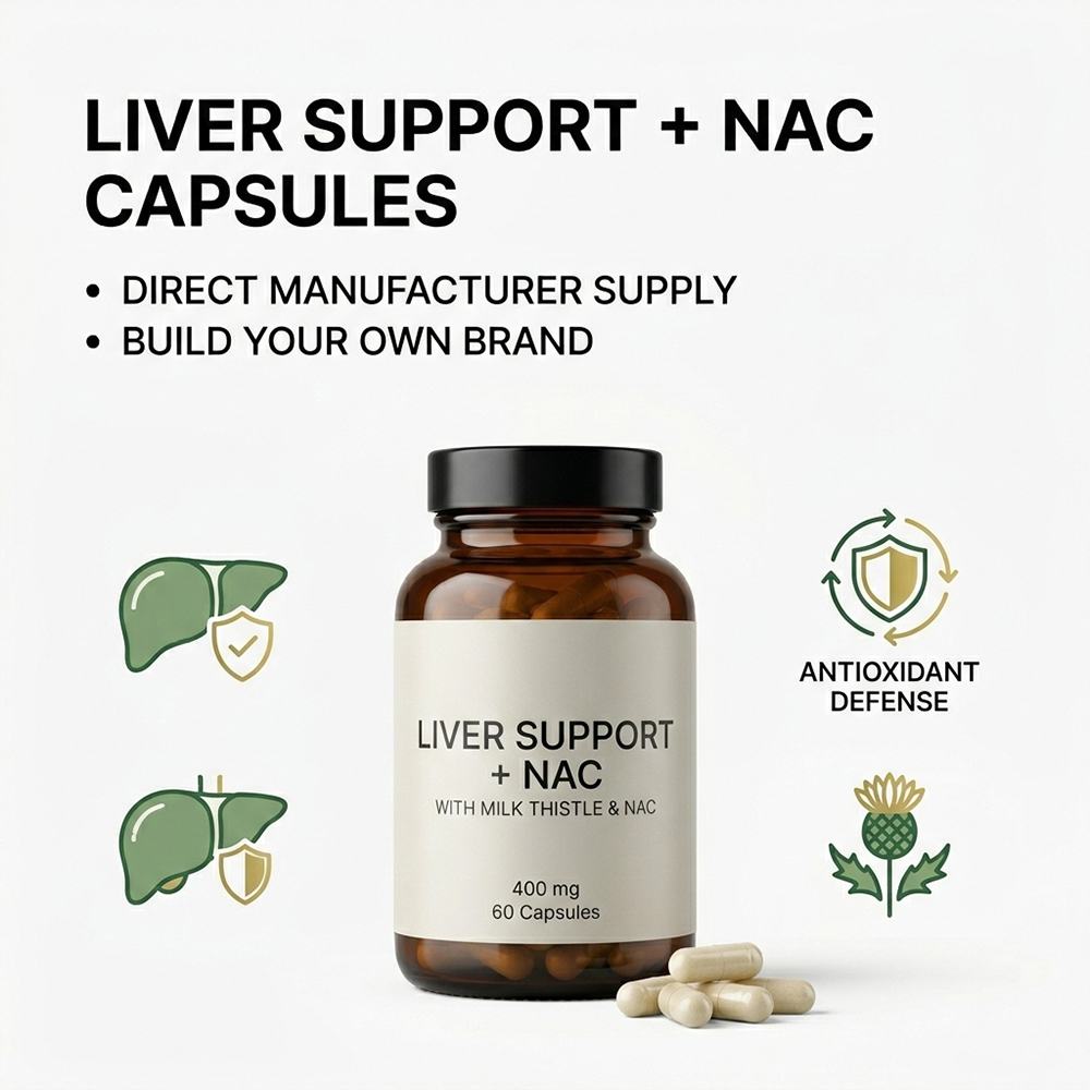 NAC and Milk Thistle Capsules