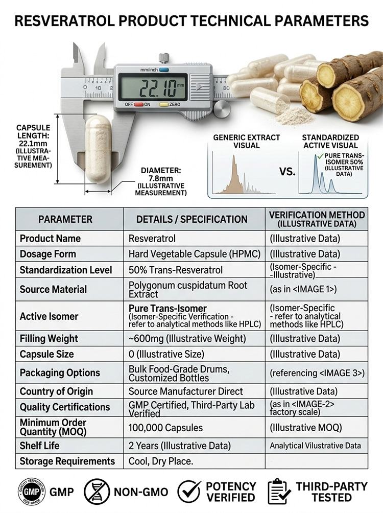 Resveratrol Capsules product detail image 7