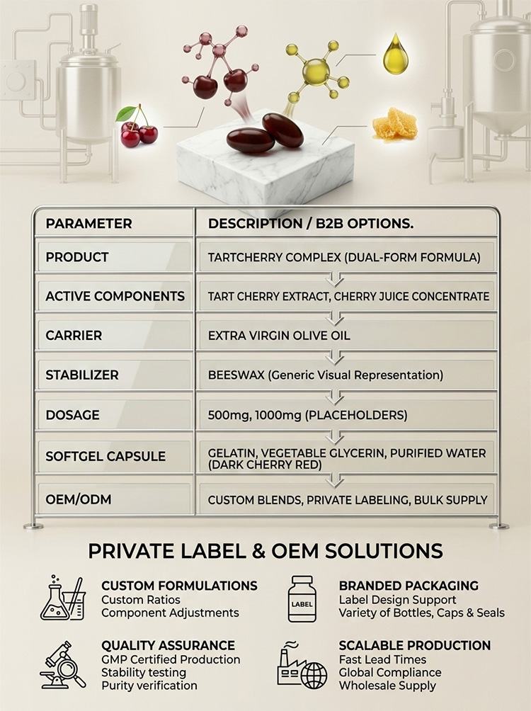 Tart Cherry Extract Capsules product detail image 7