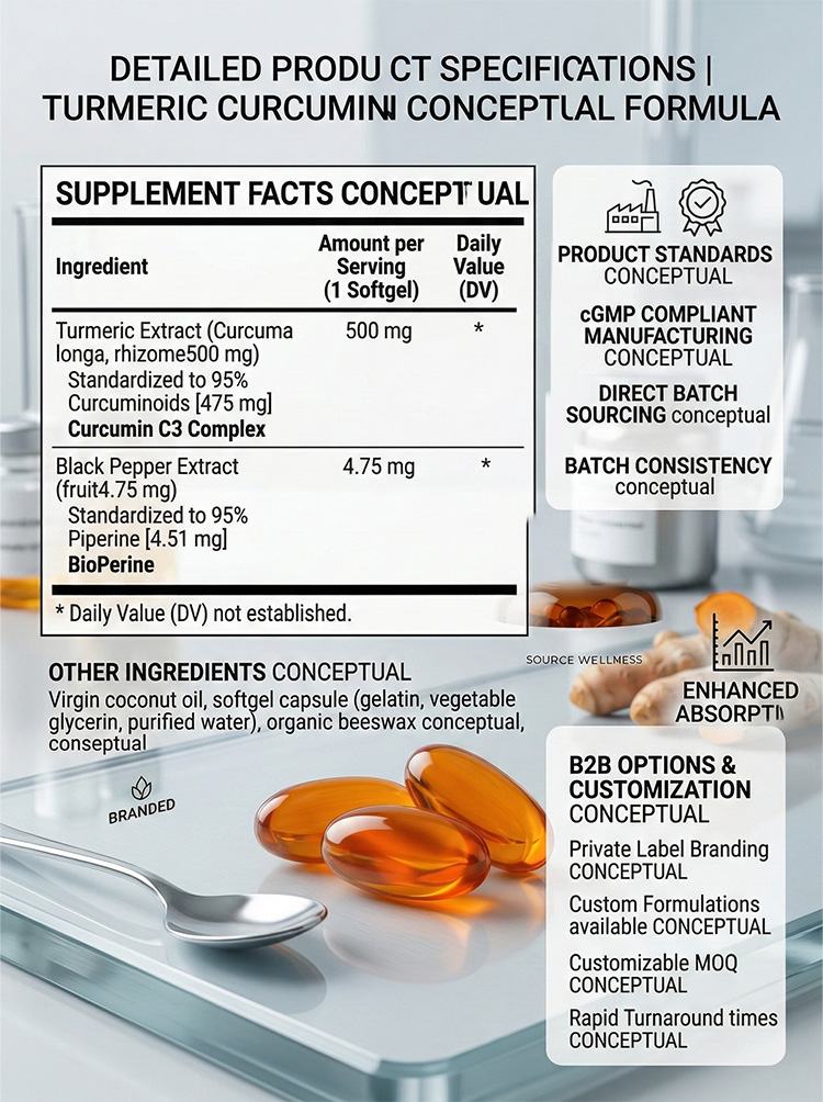 Turmeric Curcumin Softgel product detail image 7