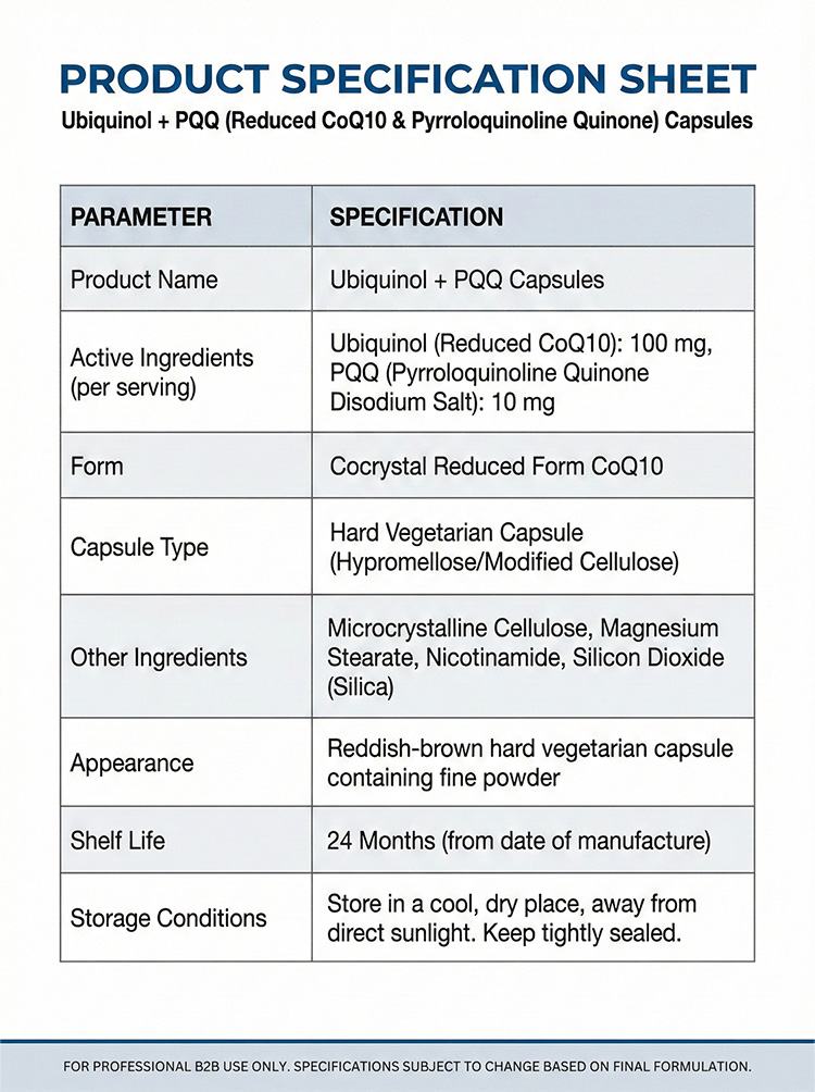 Ubiquinol PQQ CoQ10 Capsules product detail image 7