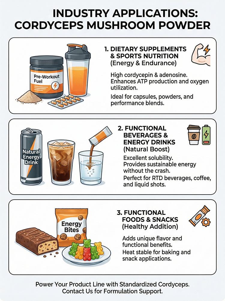 Cordyceps Mycelium Powder product detail image 8