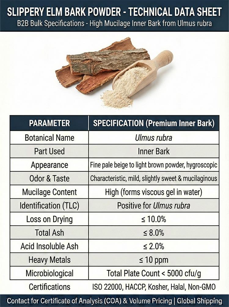 Slippery Elm Bark Powder product detail image 7