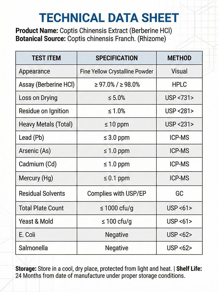 Coptis Chinensis Extract product detail image 7