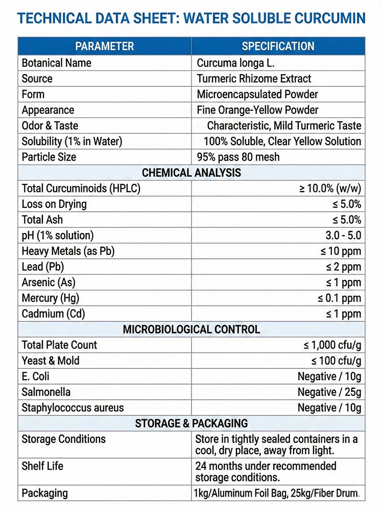 Water-Soluble Curcumin Powder product detail image 7