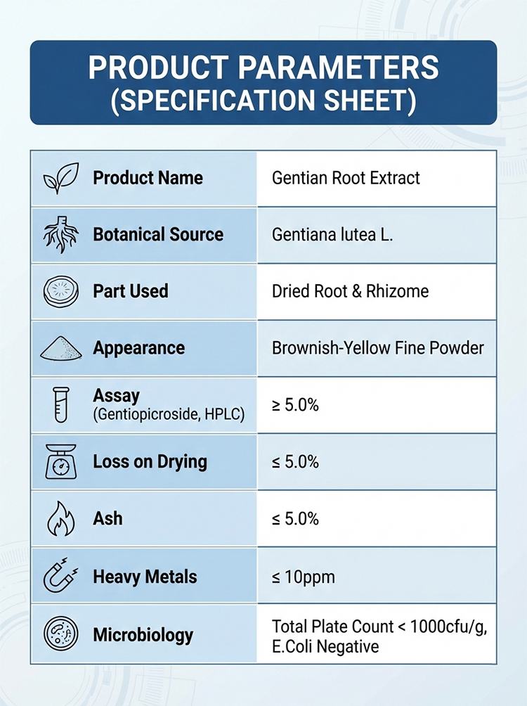 Chinese Gentian Root Extract product detail image 7