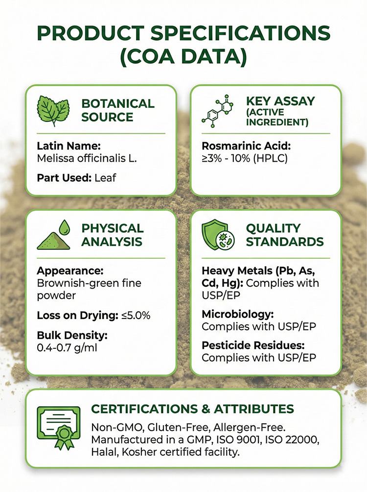 Lemon Balm Extract product detail image 7