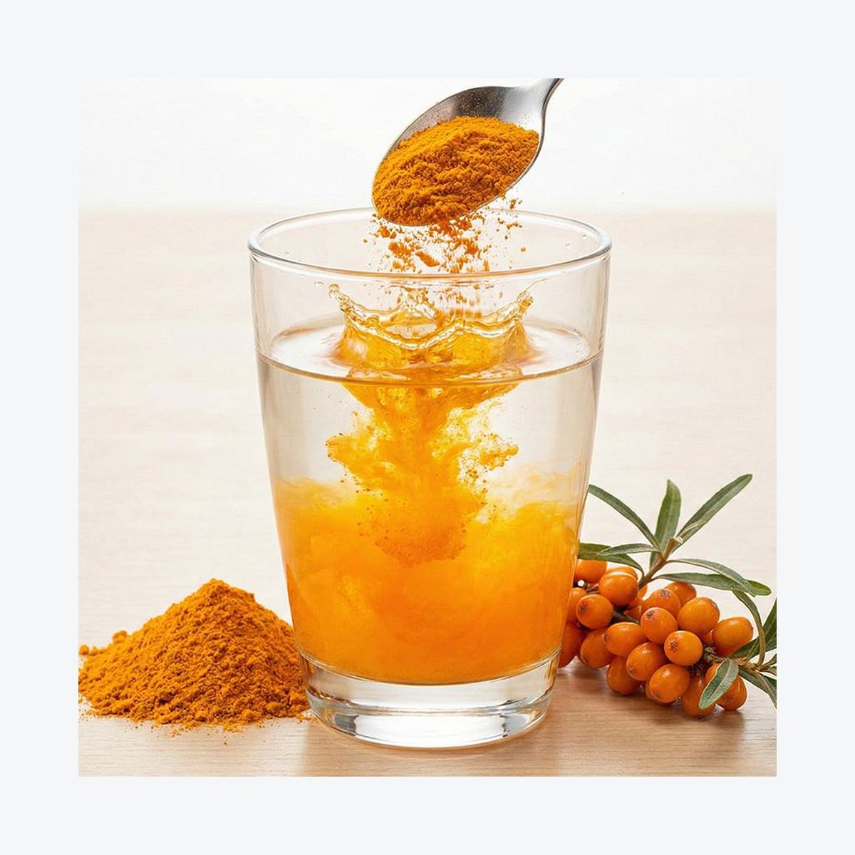 Sea Buckthorn Fruit Powder for Bulk Ingredient Sourcing product detail image 8