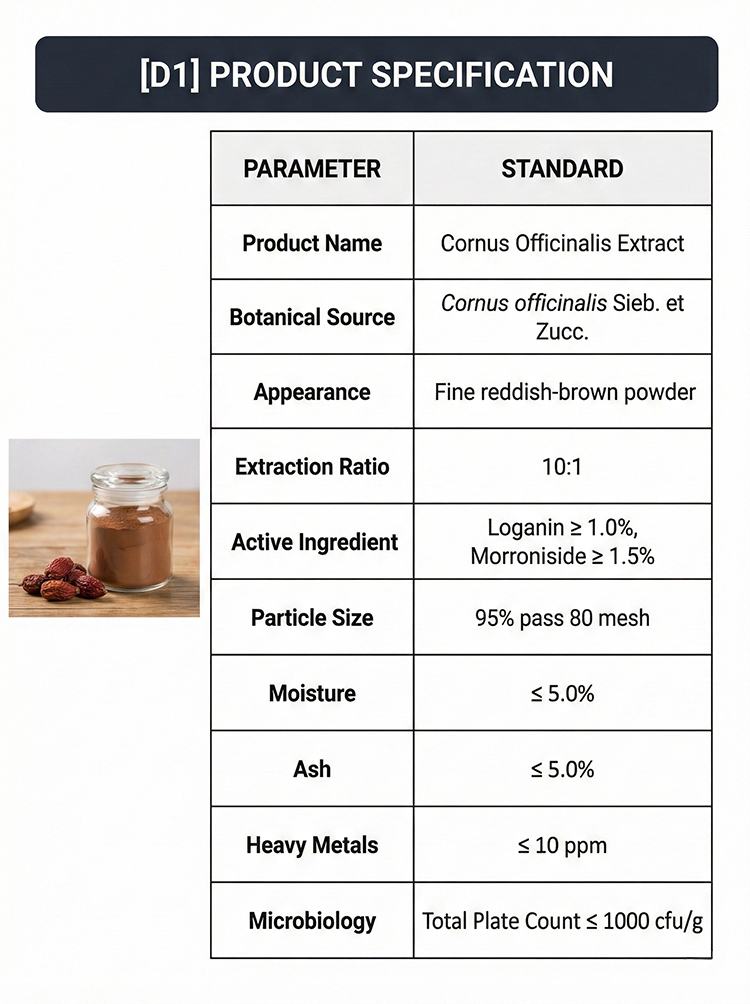 Cornus Officinalis Extract product detail image 7