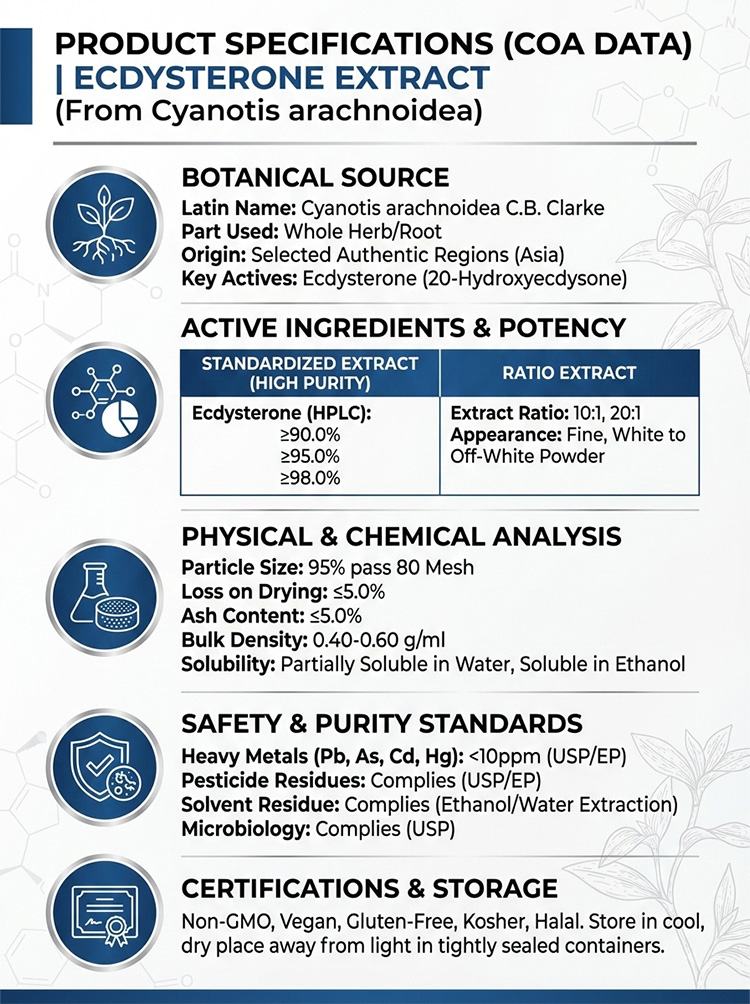 Ecdysterone Extract Powder product detail image 7