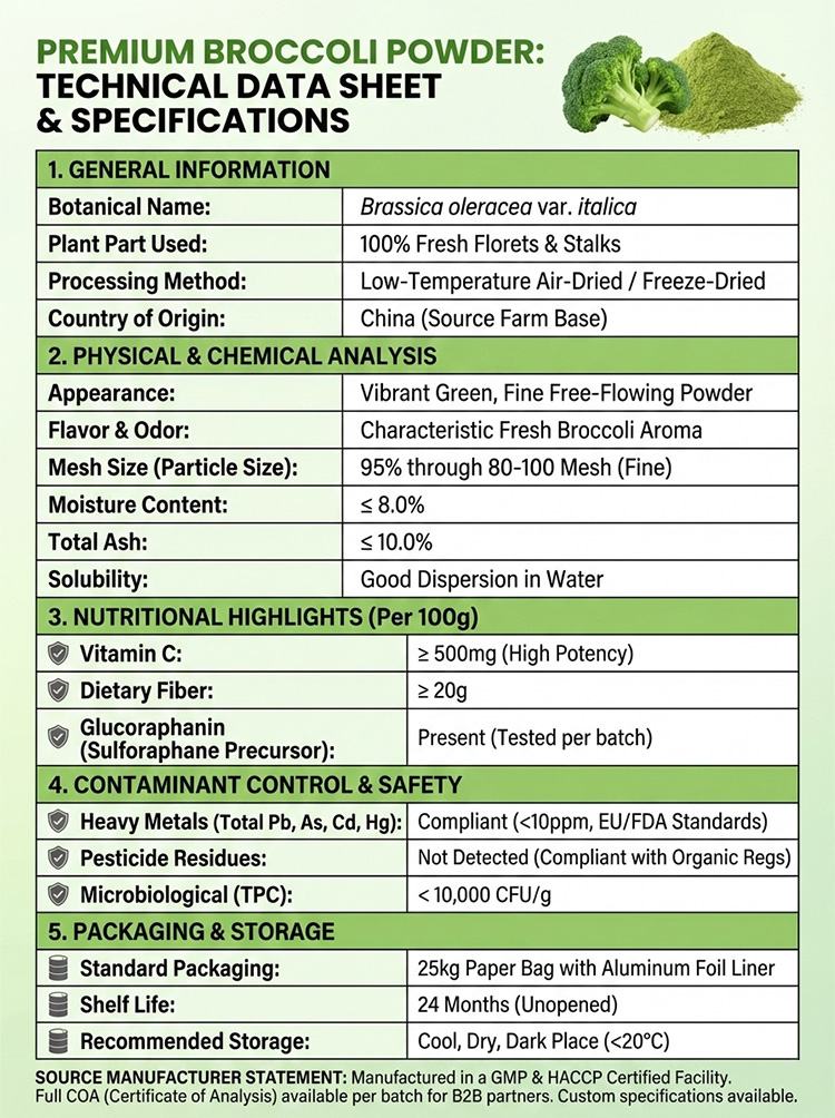 Broccoli Powder product detail image 7