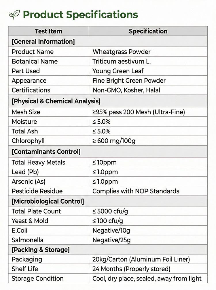 Wheatgrass Powder product detail image 8
