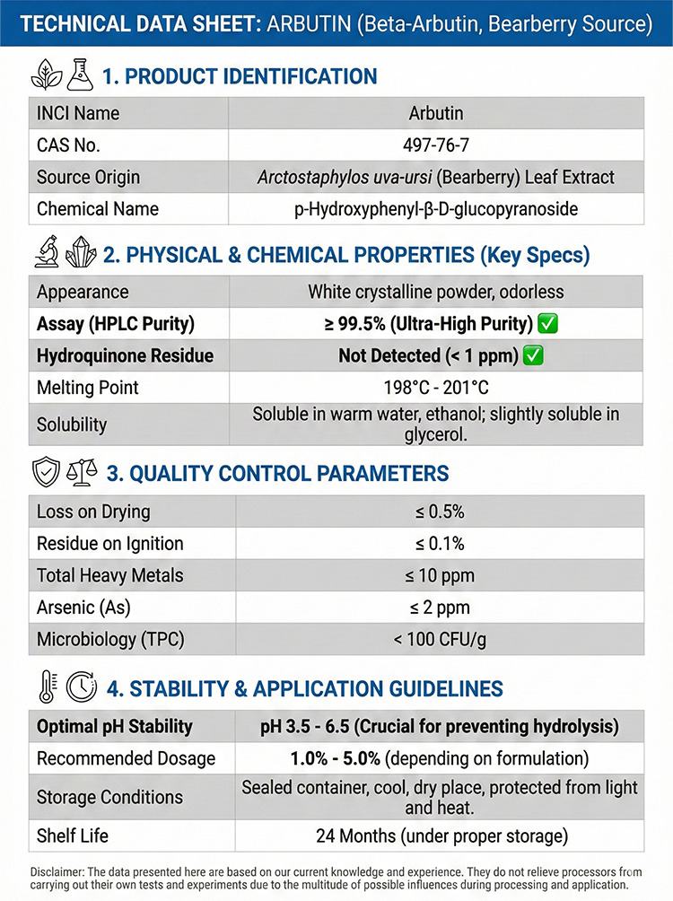 Arbutin Extract Powder product detail image 7