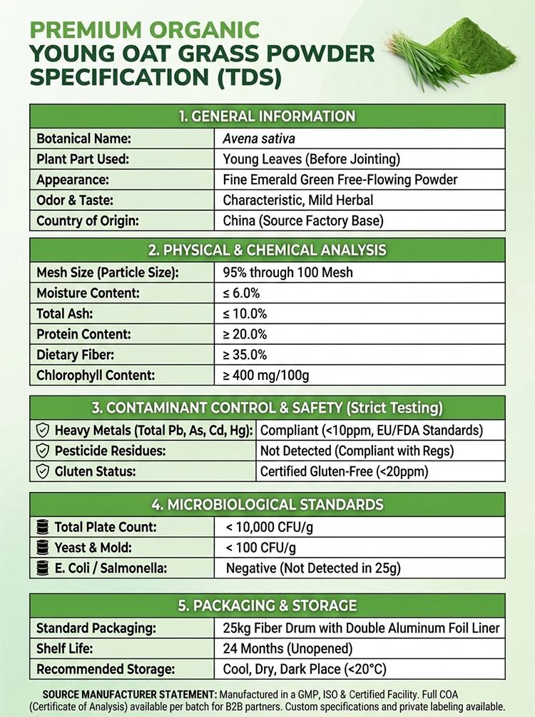Oat Grass Powder product detail image 8