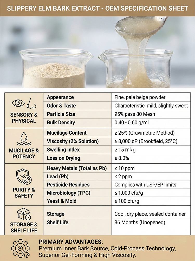 Slippery Elm Bark Extract product detail image 7