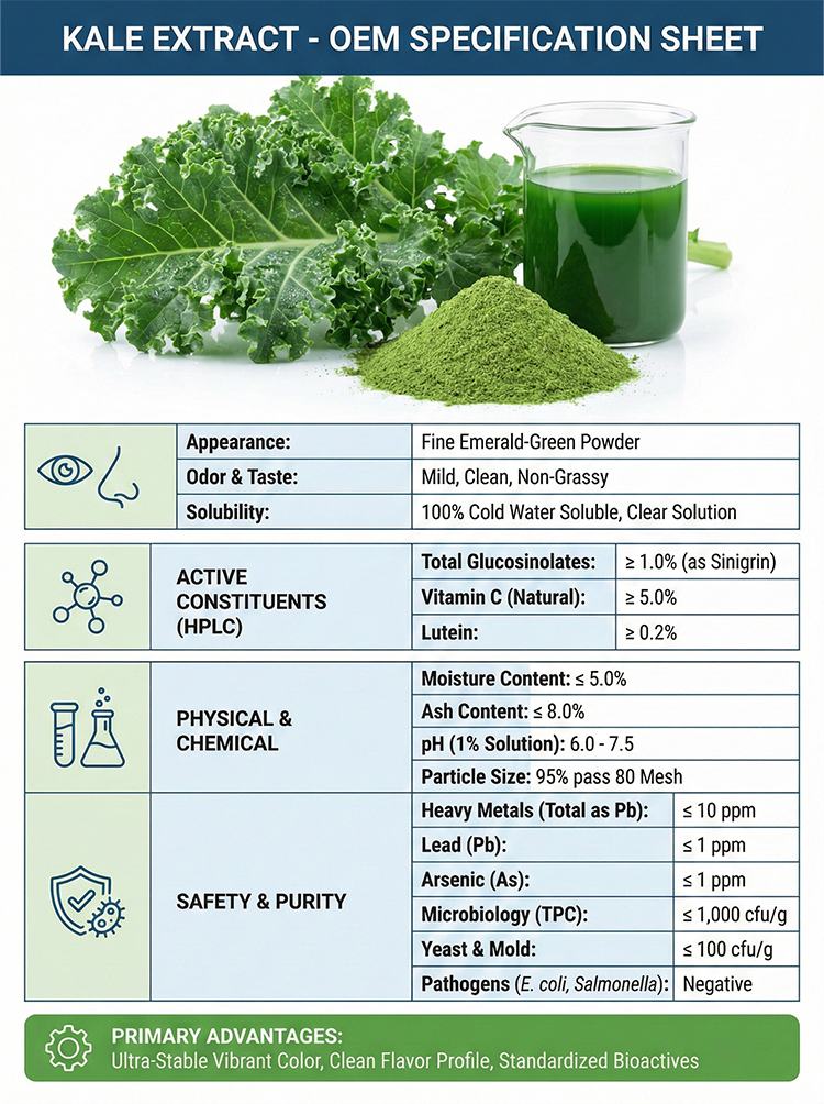 Kale Extract Powder product detail image 7