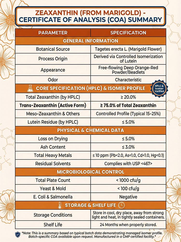 Zeaxanthin Extract Powder product detail image 7