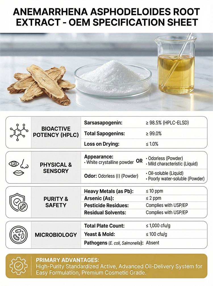 Anemarrhena Asphodeloides Root Extract product detail image 7