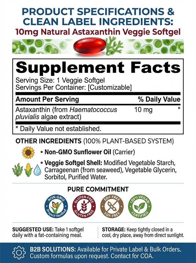 Astaxanthin Botanical Formula product detail image 7