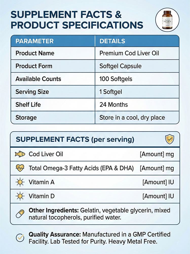 Dietary supplement soft capsules product detail image 7