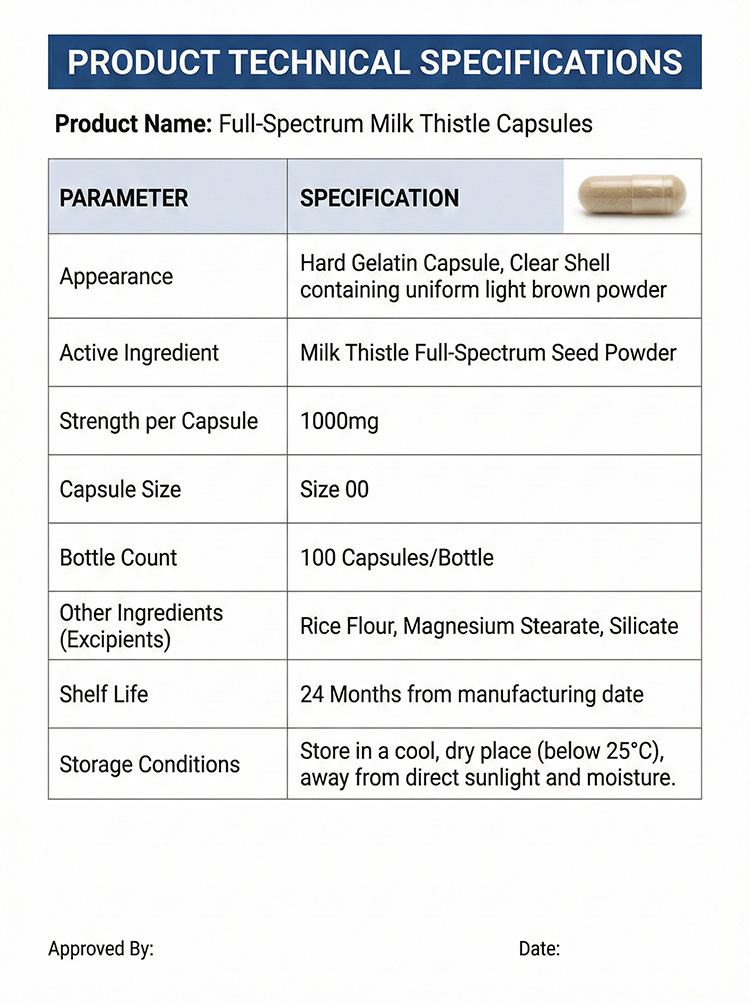Full-spectrum milk thistle product detail image 7