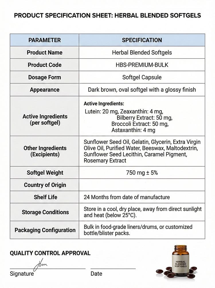 Herbal Blended Softgels product detail image 7