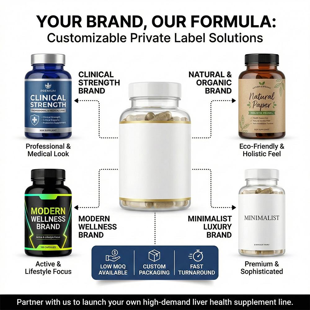 Herbal liver-supported milk thistle supplement product detail image 5