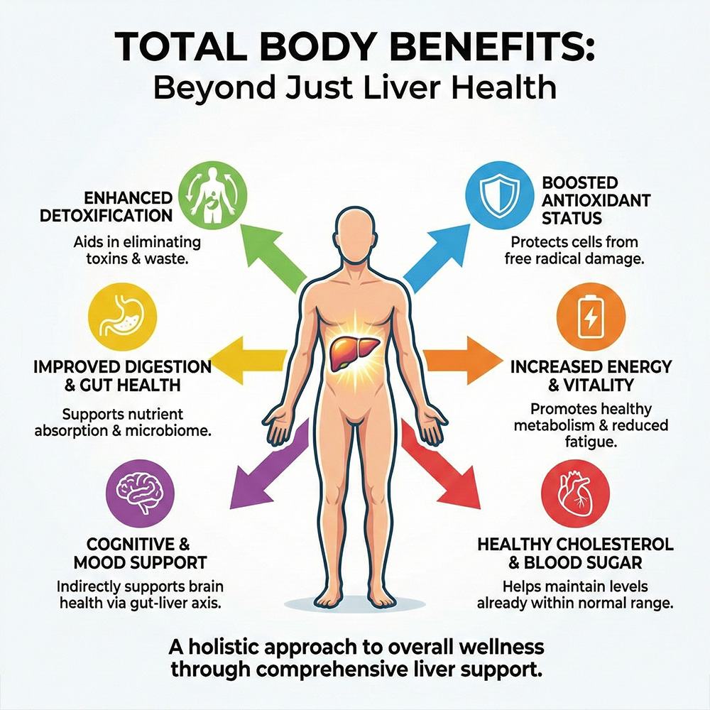 Herbal liver-supported milk thistle supplement product detail image 6