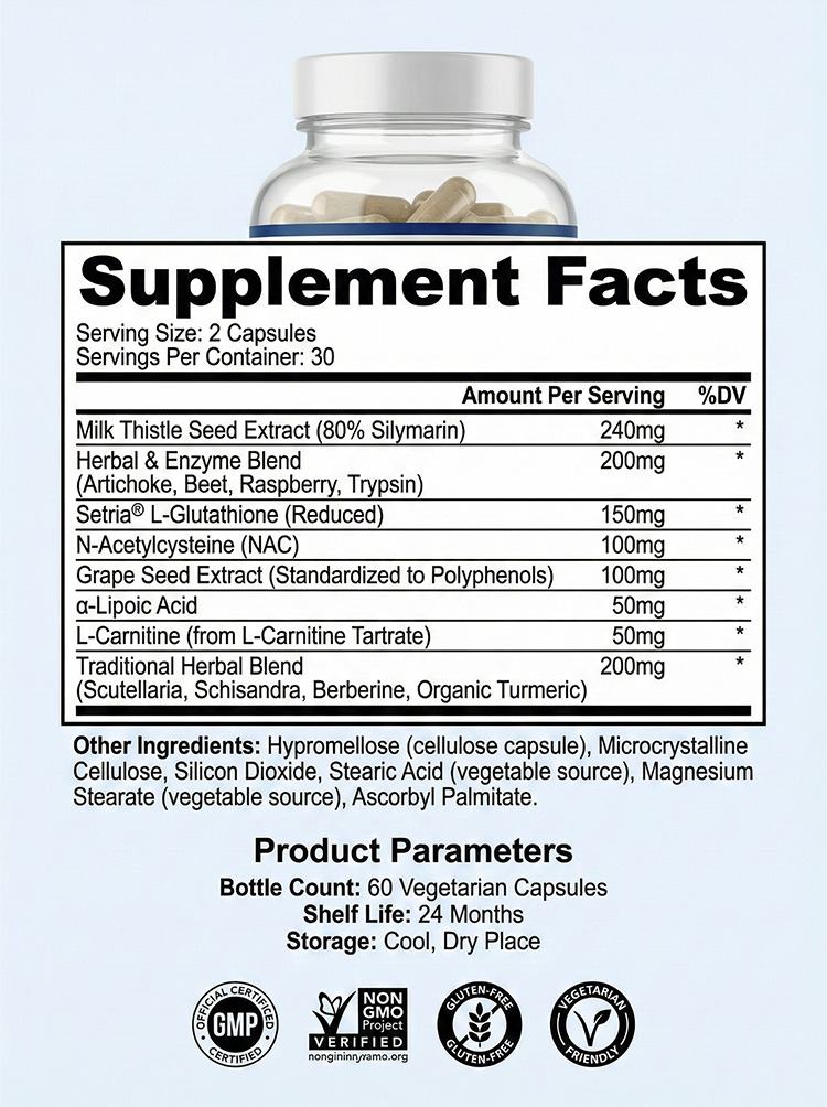 Liver Helps Vegetarian Capsules product detail image 7