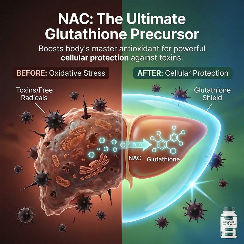 Liver-supported NAC supplement contains thistle product detail image 3