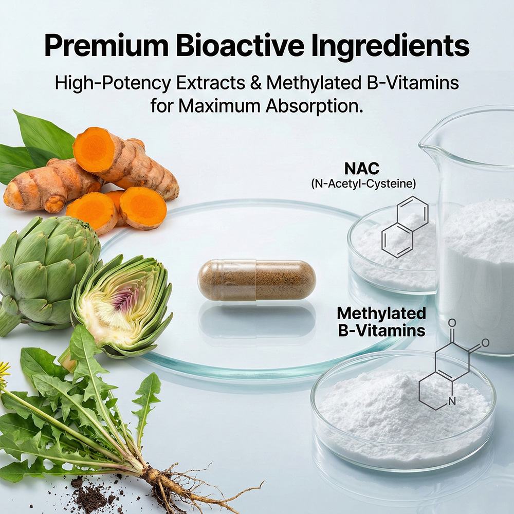 Longevity and health liver support and cleaning product detail image 3