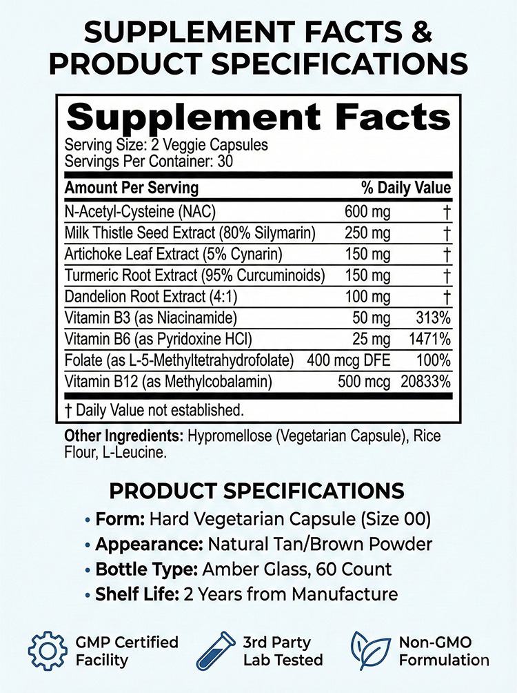 Longevity and health liver support and cleaning product detail image 7
