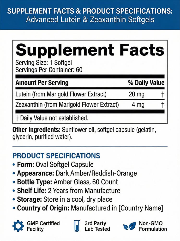 Lutein Botanical Formula product detail image 7