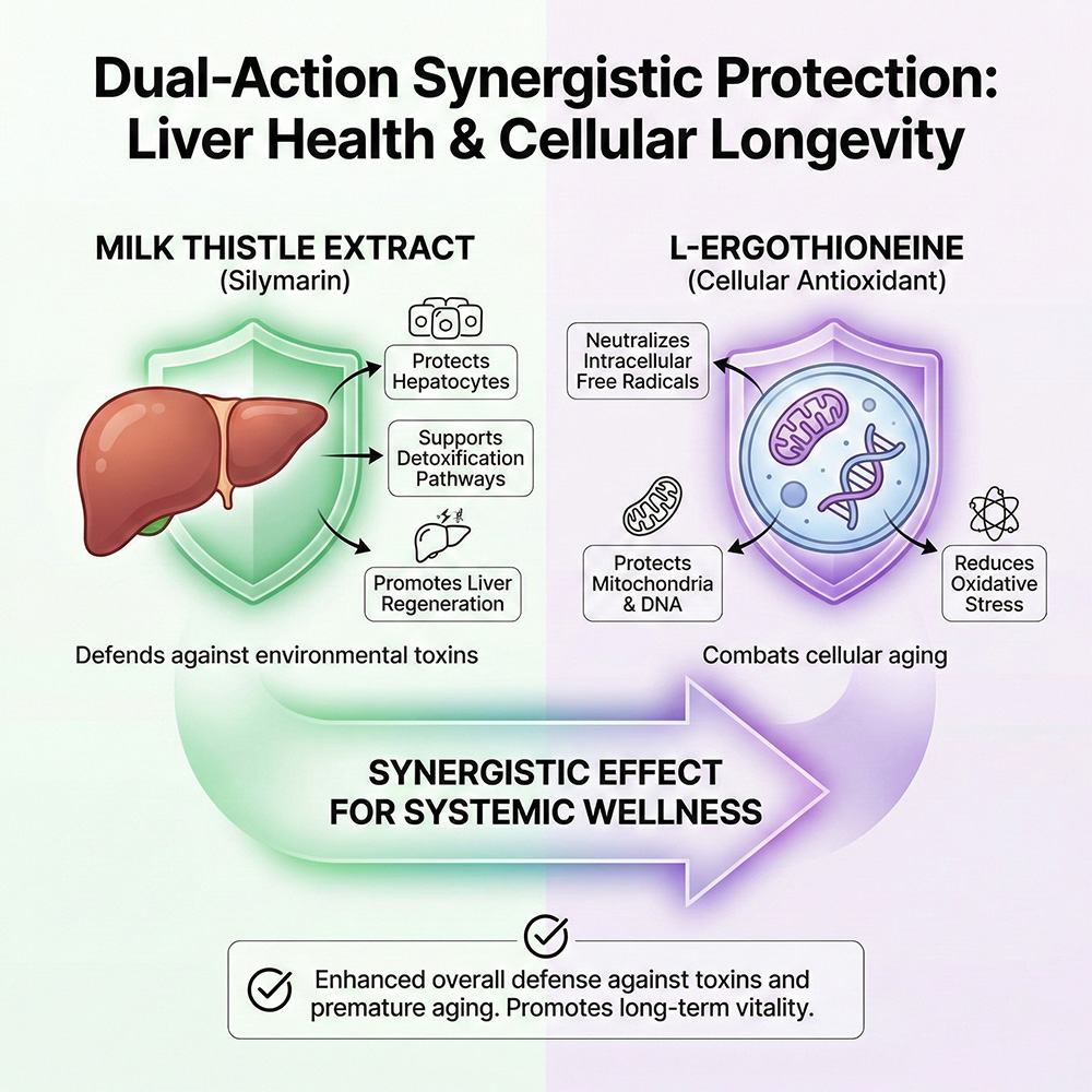 Milk Thistle + L-Ergot Thionin Supplement product detail image 2