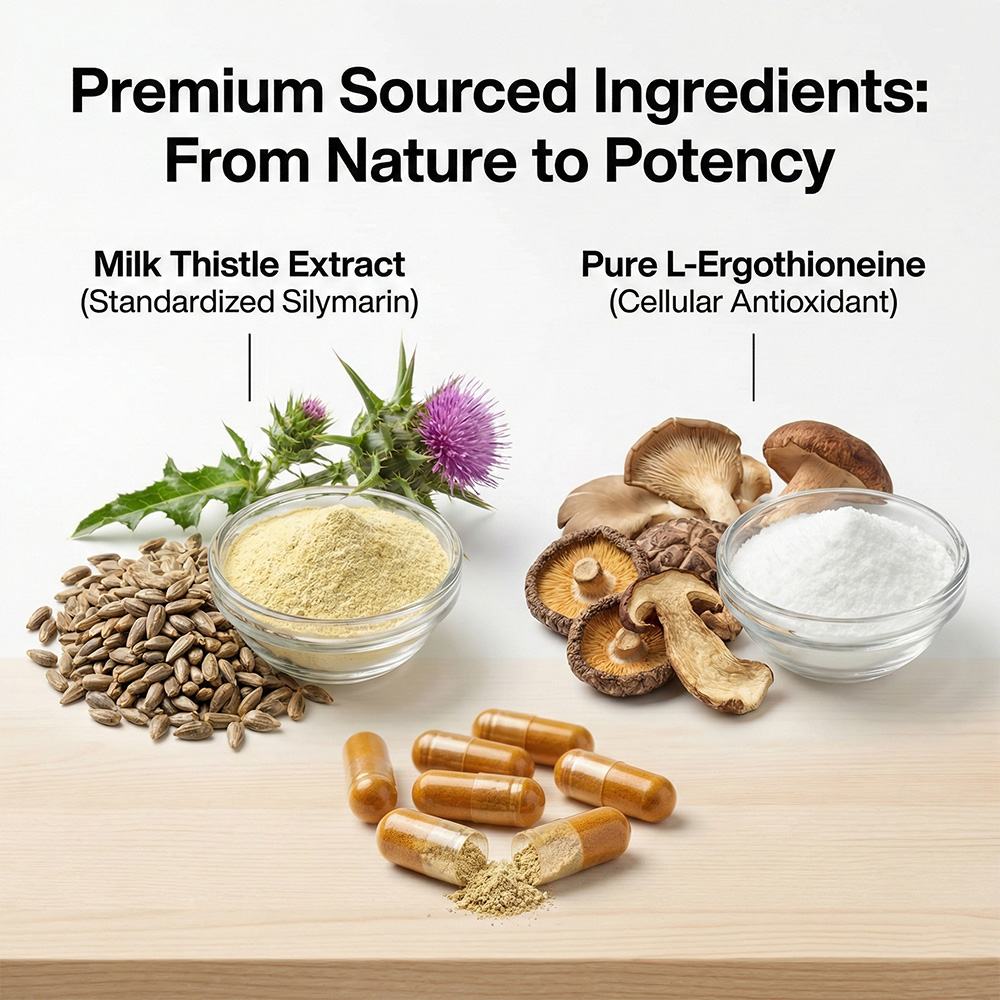 Milk Thistle + L-Ergot Thionin Supplement product detail image 3